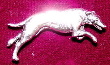 Pewter Greyhound Coursing Dog