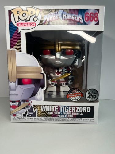 Funko white tigerzord - white,