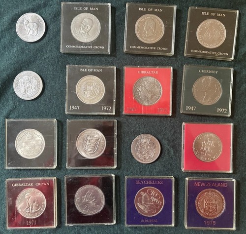 Isle man crown coin lot - of,