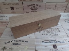 Wooden Wine Box Crate with lid