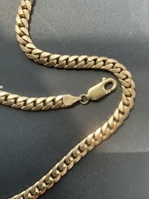 9ct solid gold curb chain - 9ct,