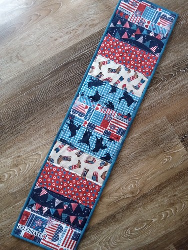 Handmade quilted patriotic - quilted,