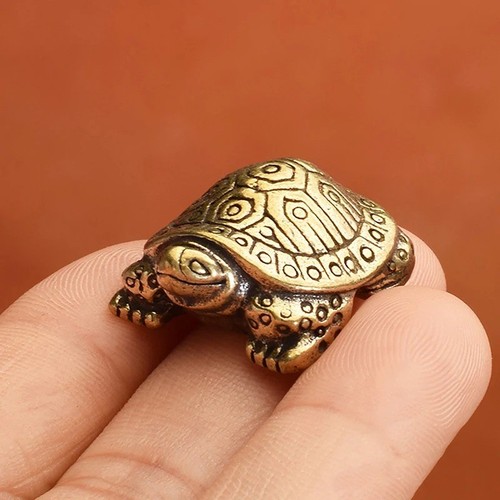 Brass turtle sculpture - turtle,