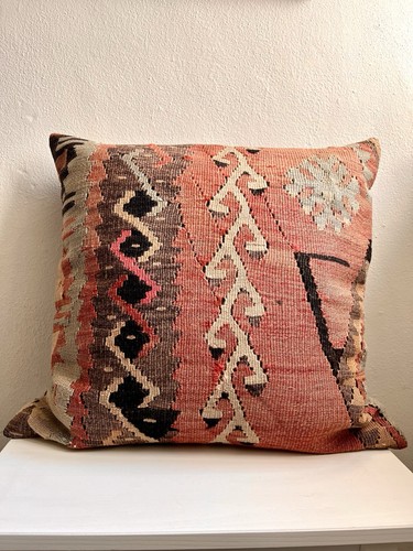 Authentic kilim cushion cover - kilim,