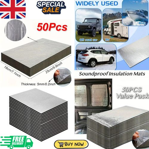 50x sheets sound deadening - sheets,