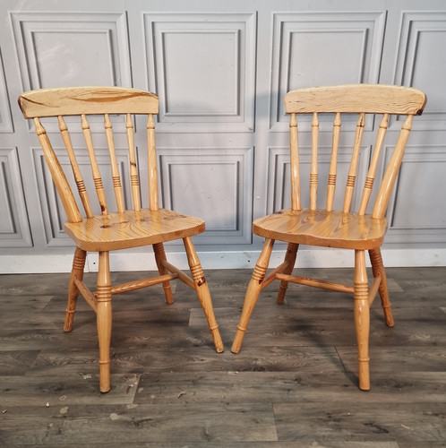 Vintage pine kitchen - pine, chairs