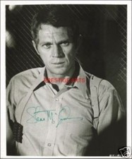 Steve mcqueen signed - steve, photo