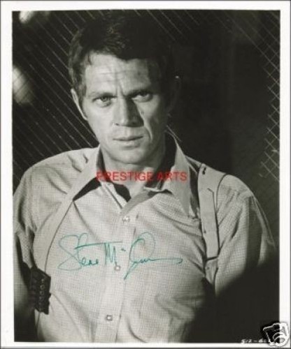 Steve mcqueen signed photo - steve,