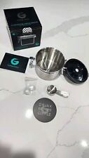Coffee Gator Storage Canister Container & Scoop - Stainless Steel - CO2 Valve
