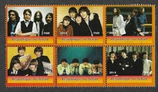 The Beatles- stamps set(6) -2014-Music-Rock- Pop--cto-fine used-Tchad 
