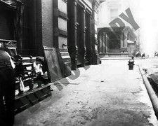1912 Shoe Shine Chairs New York City NYC SE Corner Prince St Broadway 8x10 Photo