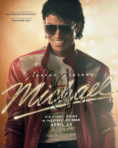 Jaafar jackson signed 10x8 - signed,