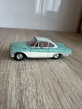 RARE DINKY TOYS 143 FORD CAPRI MK1 DIECAST MODEL CAR 1962 TURQUOISE / WHITE