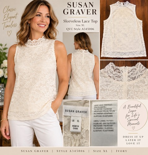Nwot susan graver top - nwot, mock