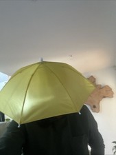 Head Umbrella Hat Hands Free Lightweight Folding for Walking Gift Men Women