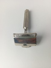 OLD VINTAGE RARE Steel EVER-READY BRITISH MADE SHAVING RAZOR ..MADE IN ENGLAND