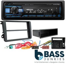 VW Tiguan 2007 - 2015 Alpine Bluetooth USB AUX iPhone Car Stereo & Fascia Kit