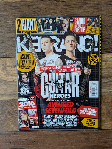 Kerrang 1591 a7x slash - kerrang!,
