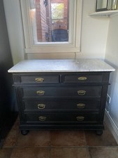 Antique Drawers With Marble