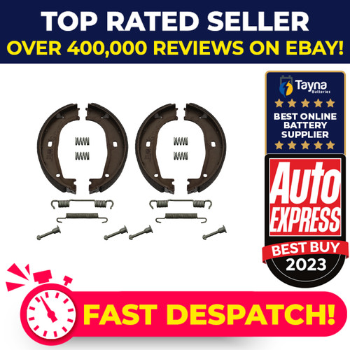 Handbrake shoes set fits bmw - shoes,