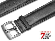 For OMEGA Watch BLACK Leather