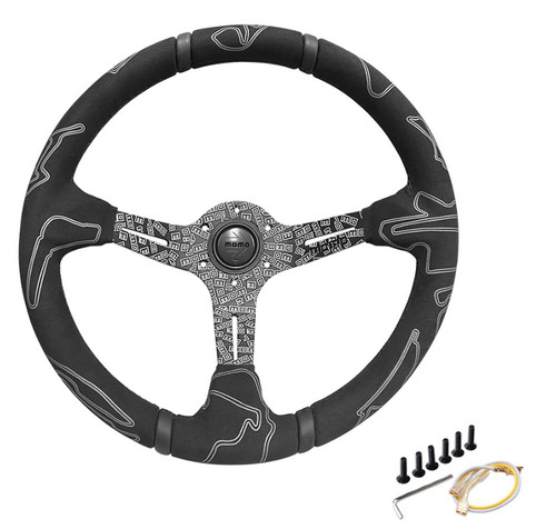 340mm momo ultra - black, spoke