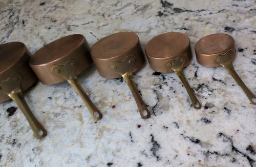 Set small vintage copper - set,