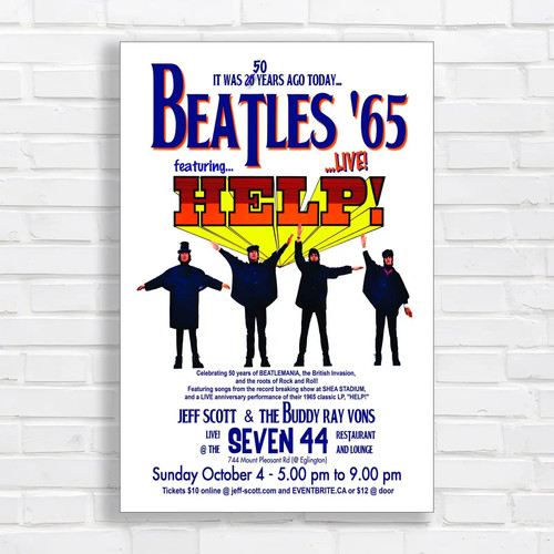Retro beatles concert - retro,