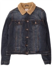 FAT FACE Womens Sherpa Denim