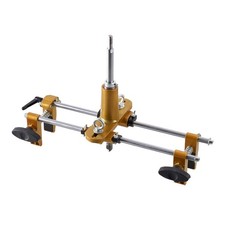 Mortice Door Fitting Jig Lock Mortiser Door Lock Hole Opener Kit W/ 3 Cutters UK