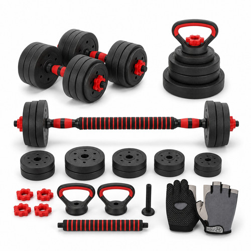50kg adjustbale dumbbells - adjustbale,