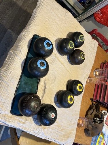 Nice collection lawn bowls - collection, of