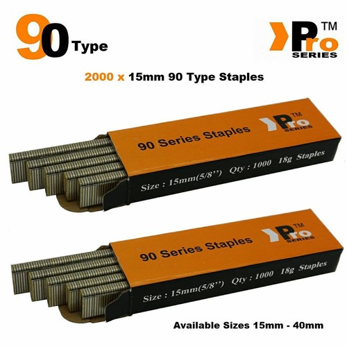 Type staples size 15mm - staples:, x