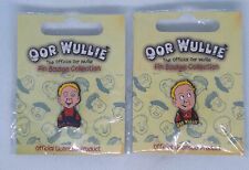 OOR WULLIE - 'OFFICIAL OOR WULLIE' PIN BADGE COLLECTION : SET OF 2 METAL BADGES