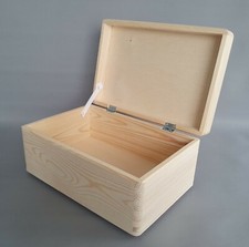 Wooden Storage Box with Lid No