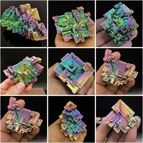 Natural aura quartz - natural, rainbow