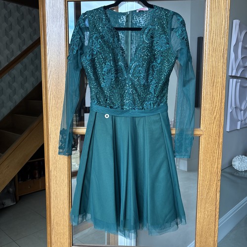 Bicotone emerald green lace - emerald,