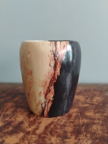 Small carved hardstone black - small,