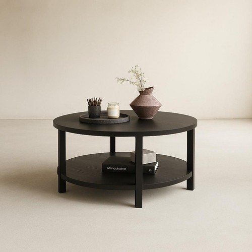 Sable coffee table black - coffee,