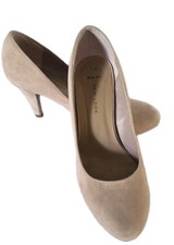 New Look Nude Court Shoes High