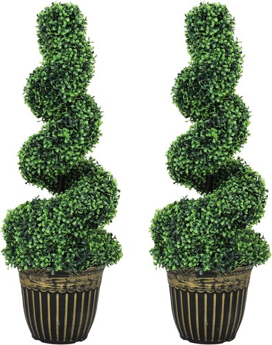 Homcom set potted - homcom, 2