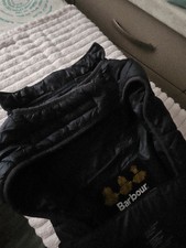 Dogs Navy Blue Quilted