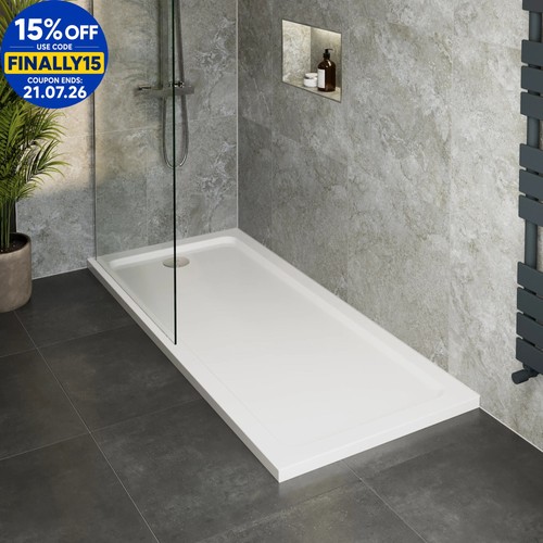 Modern rectangular shower tray - shower,