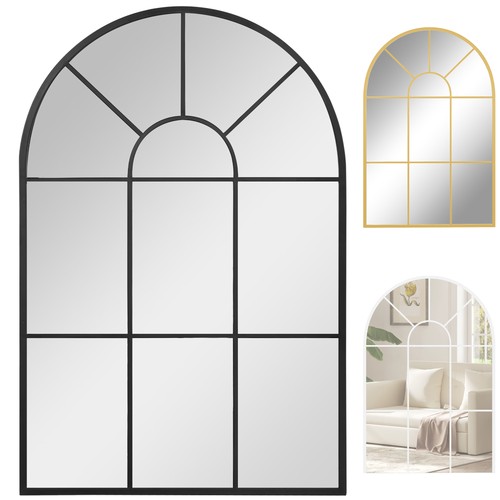 Homcom arched wall mirror 91 - homcom, mirror,
