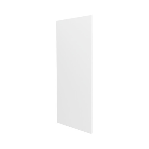 Matt white wall end - end, panel