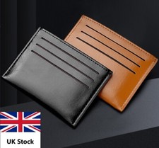 PU Leather Slim Thin Credit Card Holder Mini Wallet ID Card Holder Credit Card
