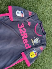 Kappa 2019/2020 Leeds United Centenary away/third Football Shirt VGC EFL Bielsa
