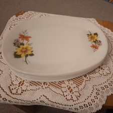 Six Vintage 1960's JAJ White