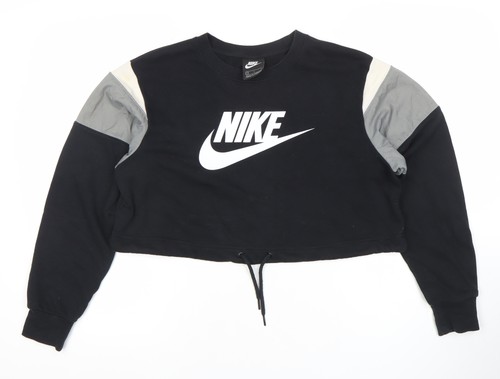 Nike women black - nike, cropped