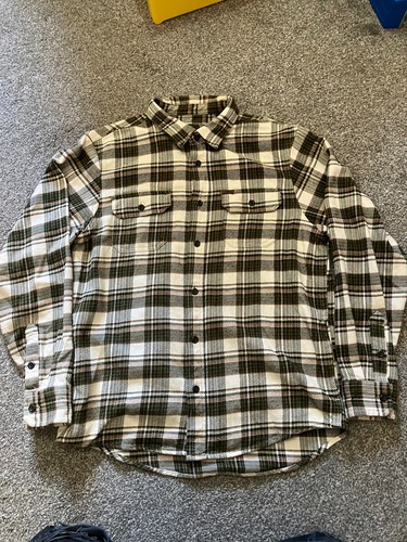 Orvis flannel overshirt button - orvis,